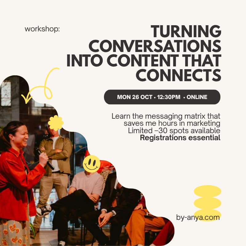 Cover Image for Turning Conversations Into Content That Connects