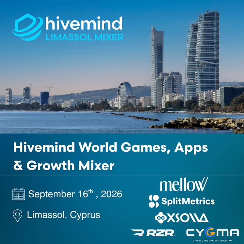 Cover Image for Hivemind World Games, Apps & Growth Mixer - Limassol