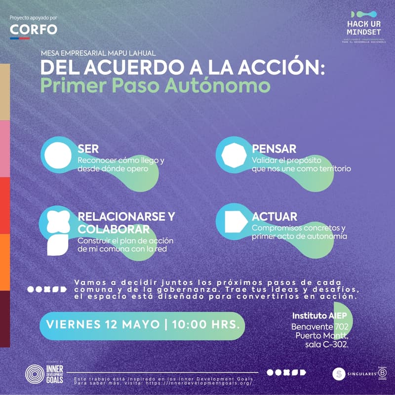 Cover Image for DEL ACUERDO A LA ACCIÓN: Primer Paso Autónomo