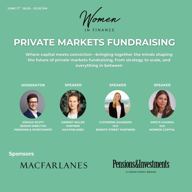 Cover Image for Women in Finance Group’s :Private Markets Fundraising panel discussion