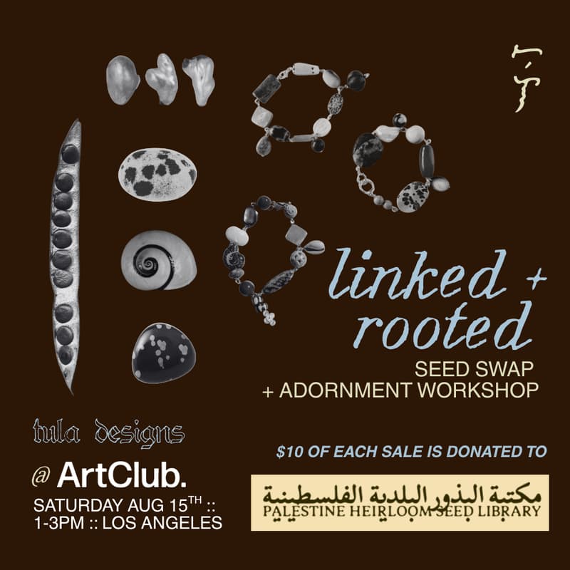 Cover Image for Linked & Rooted: Jewelry Workshop, Fundraiser & Seed Swap