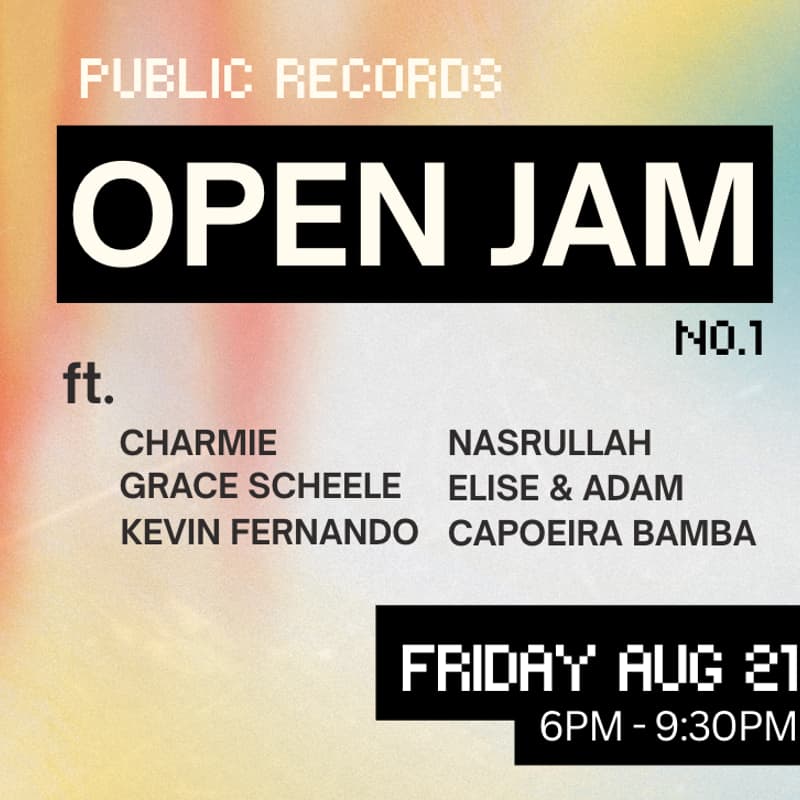 Cover Image for Public Records - Open Jam [No. 01]