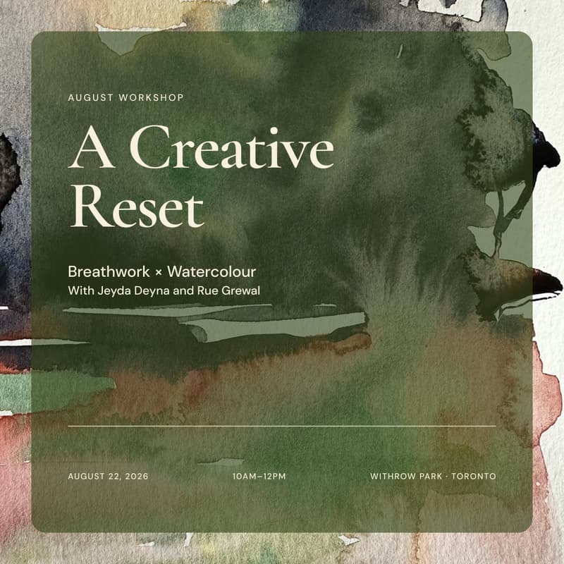 Cover Image for A Creative Reset: Breathwork x Watercolour