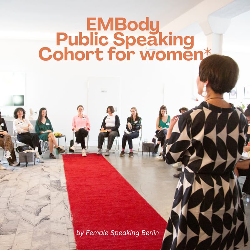 Cover Image for Public Speaking cohort for women*