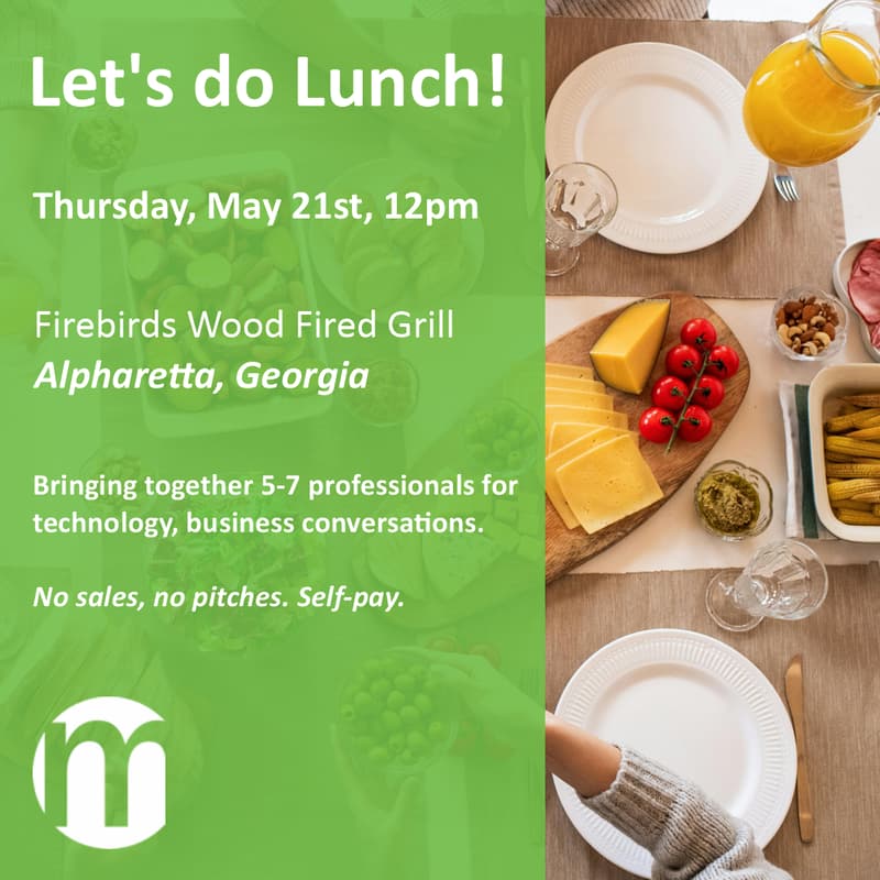 Cover Image for Let's do lunch! May Edition
