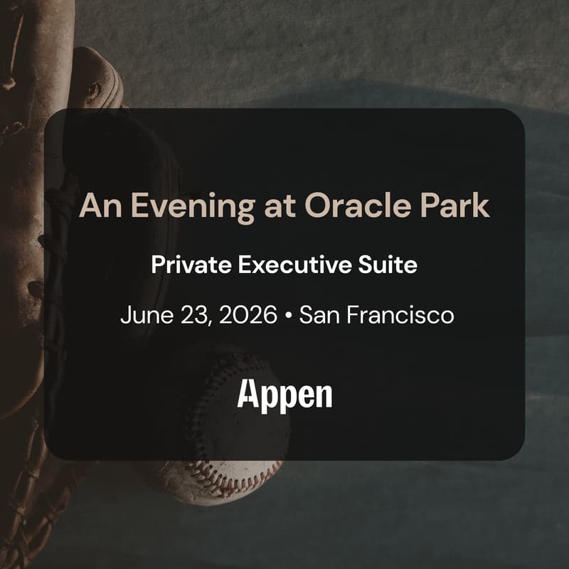 Cover Image for Baseball, AI & Conversations at Oracle Park - Hosted by Appen