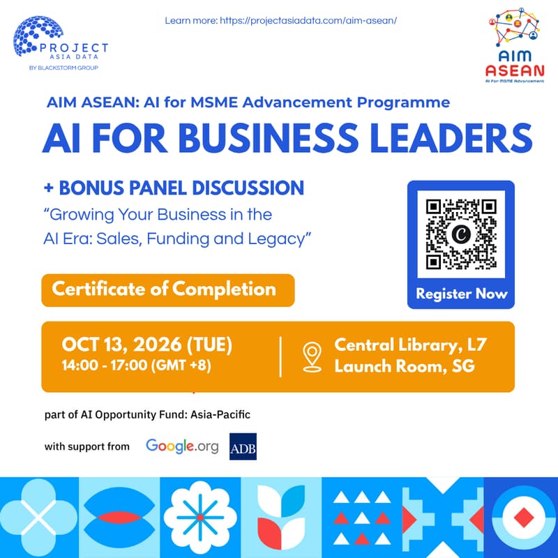Cover Image for AI for Business Leaders – AIM ASEAN Certification