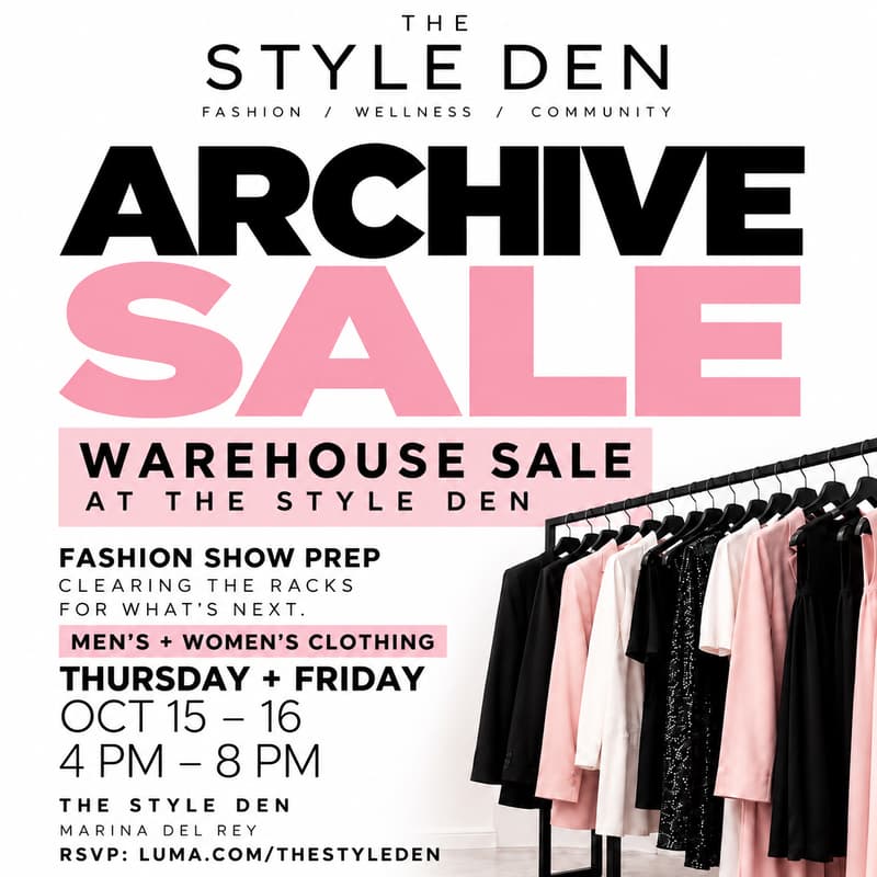 Cover Image for Fashion Warehouse Sale