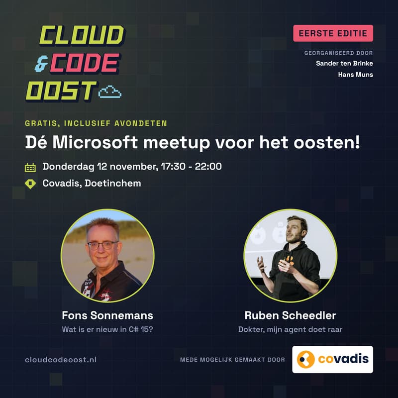 Cover Image for Cloud & Code Oost: Eerste editie!