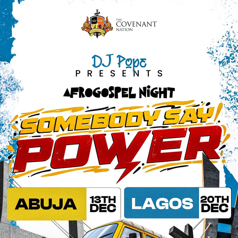 Cover Image for AfroGospel Night: Somebody Say Power - Abuja