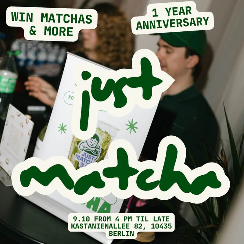 Cover Image for 1 YEAR OF JUST MATCHA 🍵🎂💚