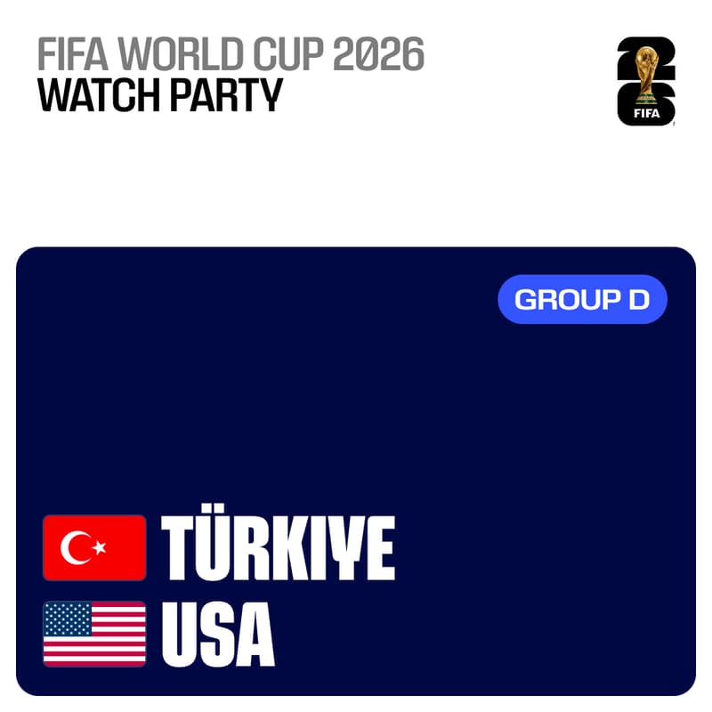 Cover Image for Turkiye vs. USA: Founders Watch Party