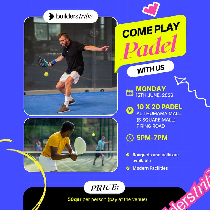 Cover Image for Come Play Padel With Us ๐พ