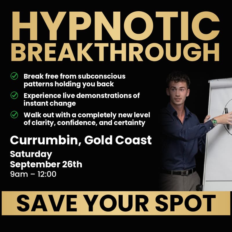 Cover Image for Learn Hypnosis in 1 Day! (Gold Coast)
