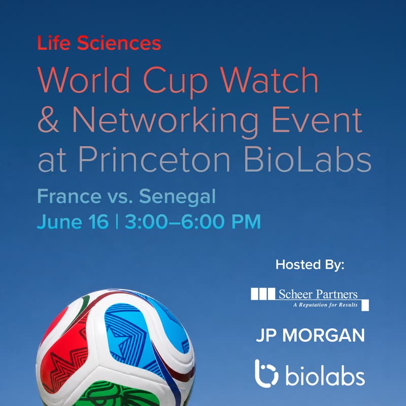 Cover Image for Life Sciences World Cup Watch & Networking Event at Princeton BioLabs