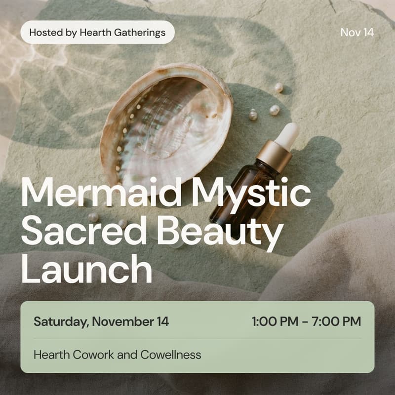 Cover Image for Mermaid Mystic Sacred Beauty Launch