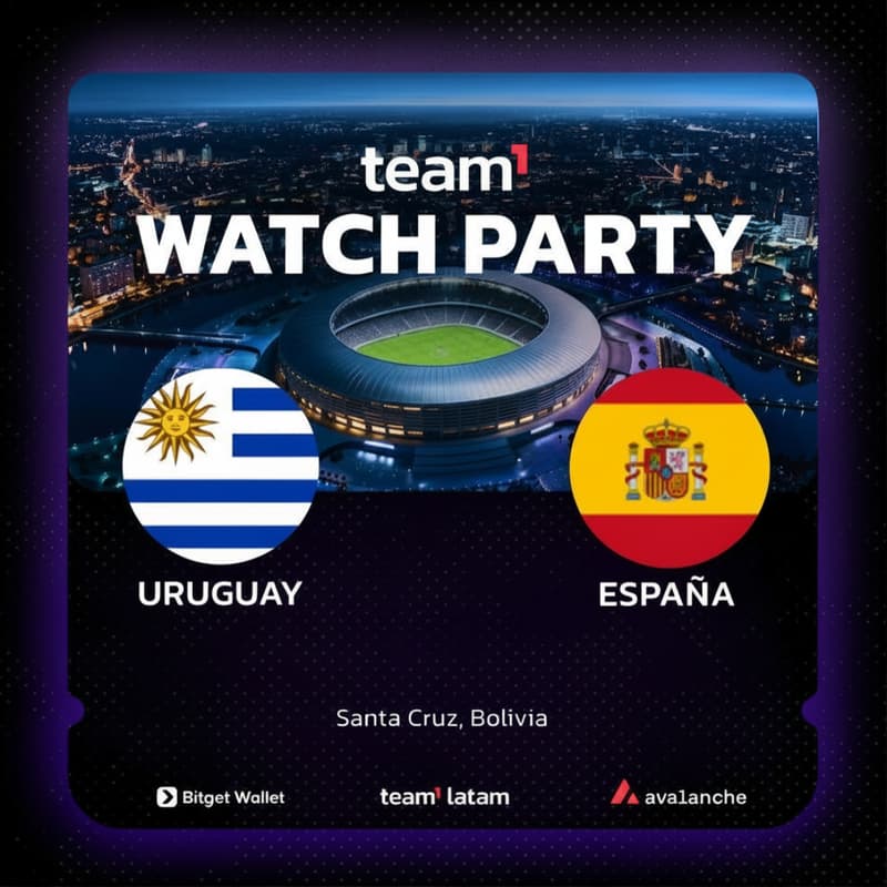 Cover Image for Team1 Watch Party 🔺 España vs Uruguay