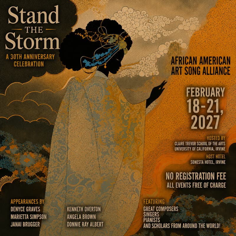 Cover Image for 30th Anniversary: African American Art Song Alliance Conference