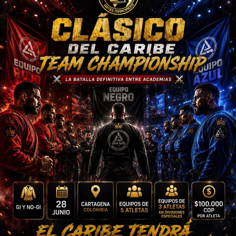 Cover Image for INSCRÍBETE EN EL CLÁSICO DEL CARIBE - Team Championship