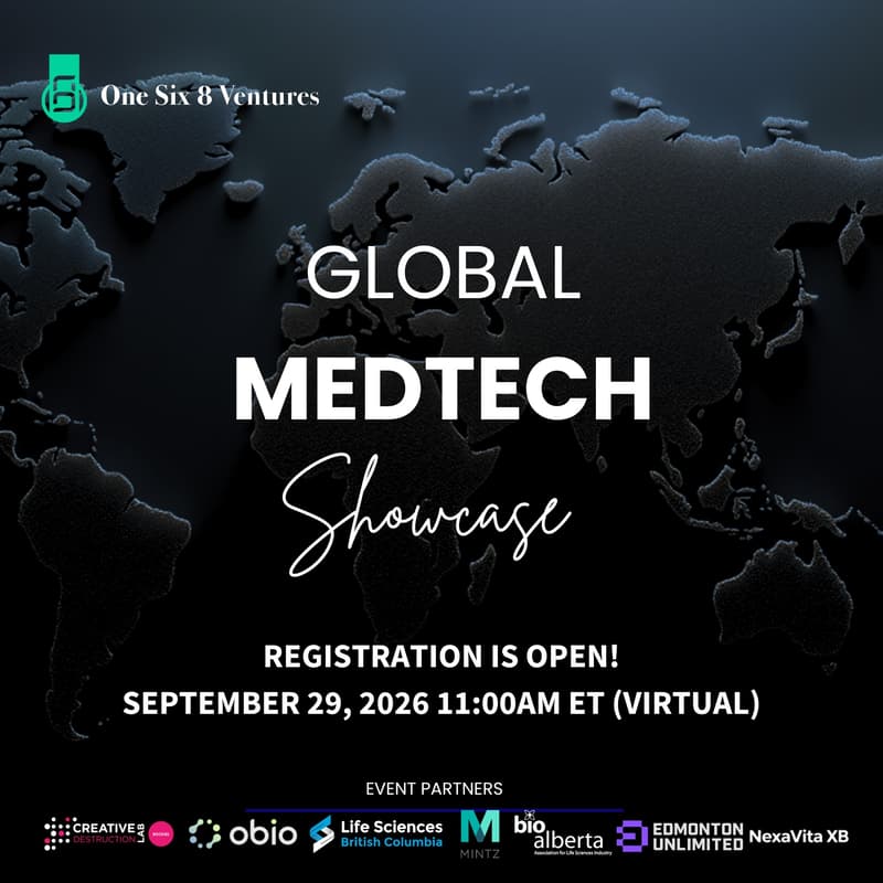Cover Image for One Six 8 Ventures' Global MedTech Showcase