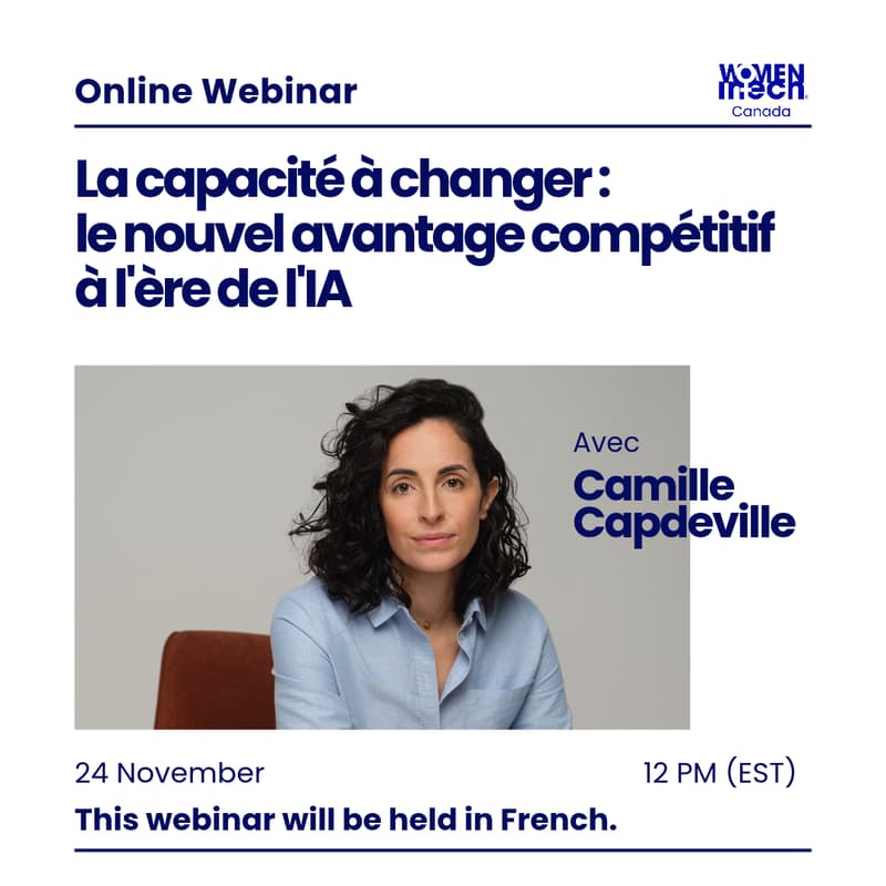 Cover Image for Webinaire en ligne : La capacité à changer : le nouvel avantage compétitif à l’ère de l’IA