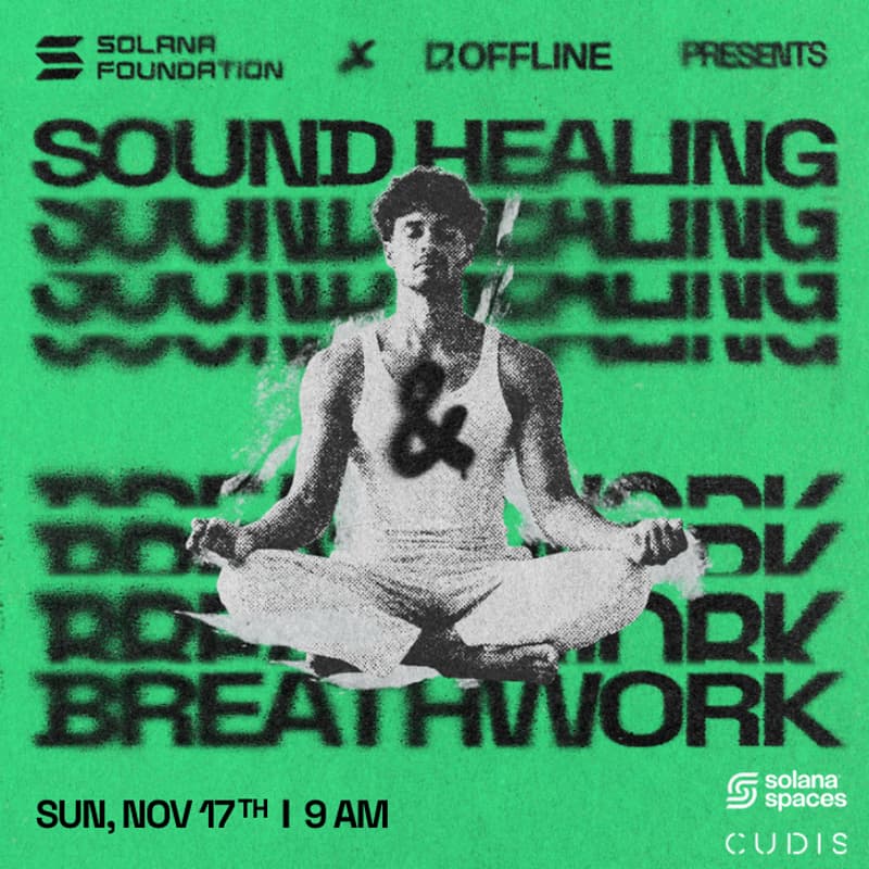 Cover Image for Solana Fitness Zone: Sound Healing & Breathwork | Breakpoint 2026