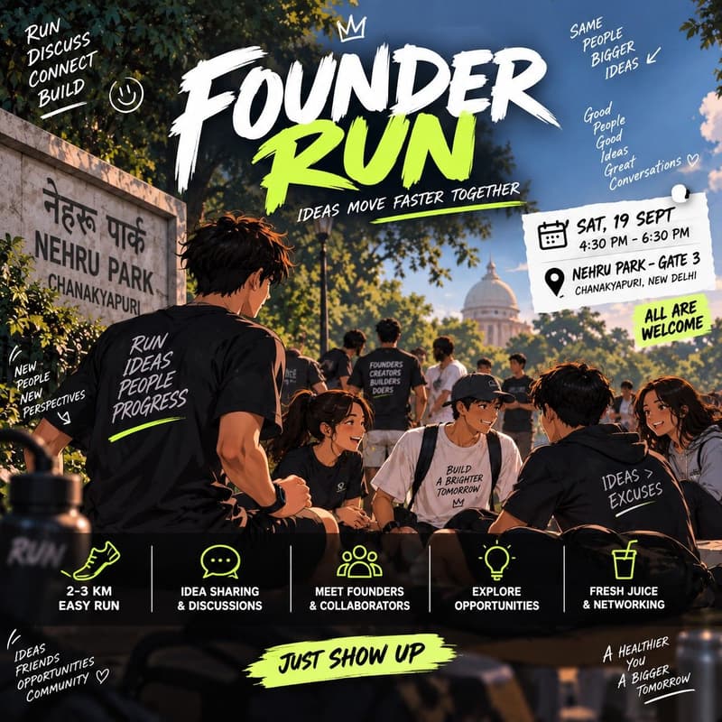 Cover Image for Founder Run| NEW DELHI