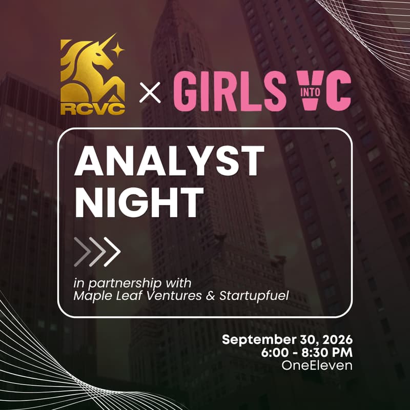 Cover Image for RCVC x Girls Into VC Analyst Night