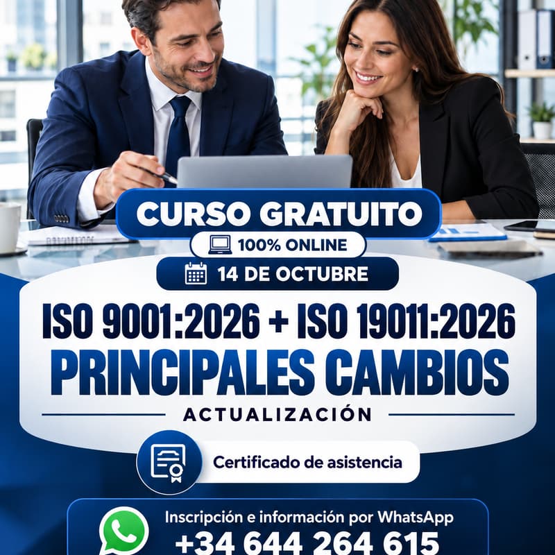 Cover Image for ISO 9001:2026+ISO 19011:2026 principales cambios
