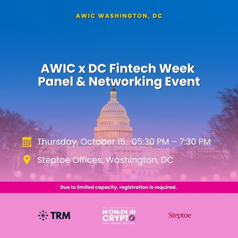 Cover Image for AWIC x DC Fintech Week | Panel & Networking Event