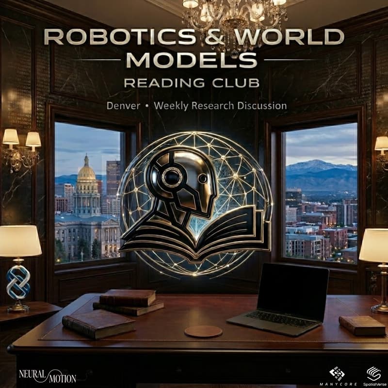Cover Image for 🤖🥘 Saturday Robotics x Manycore Tech x Neural Motion | CVPR 2026 Denver Research Night | Robotics & World Models Reading Club 11