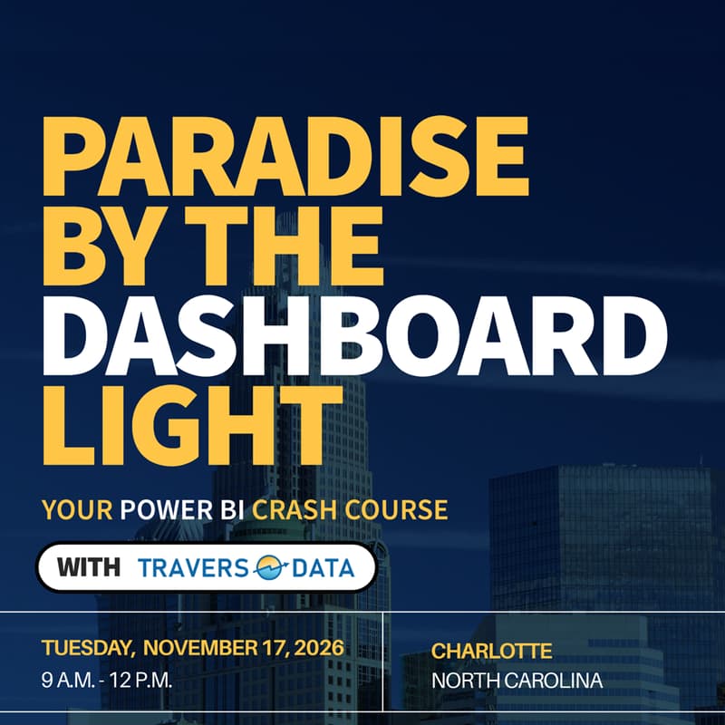 Cover Image for Charlotte Power BI Crash Course