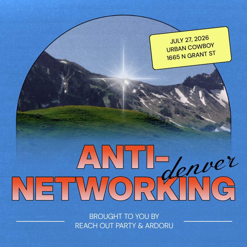 Cover Image for Anti-Networking Event (Monday, July 27)