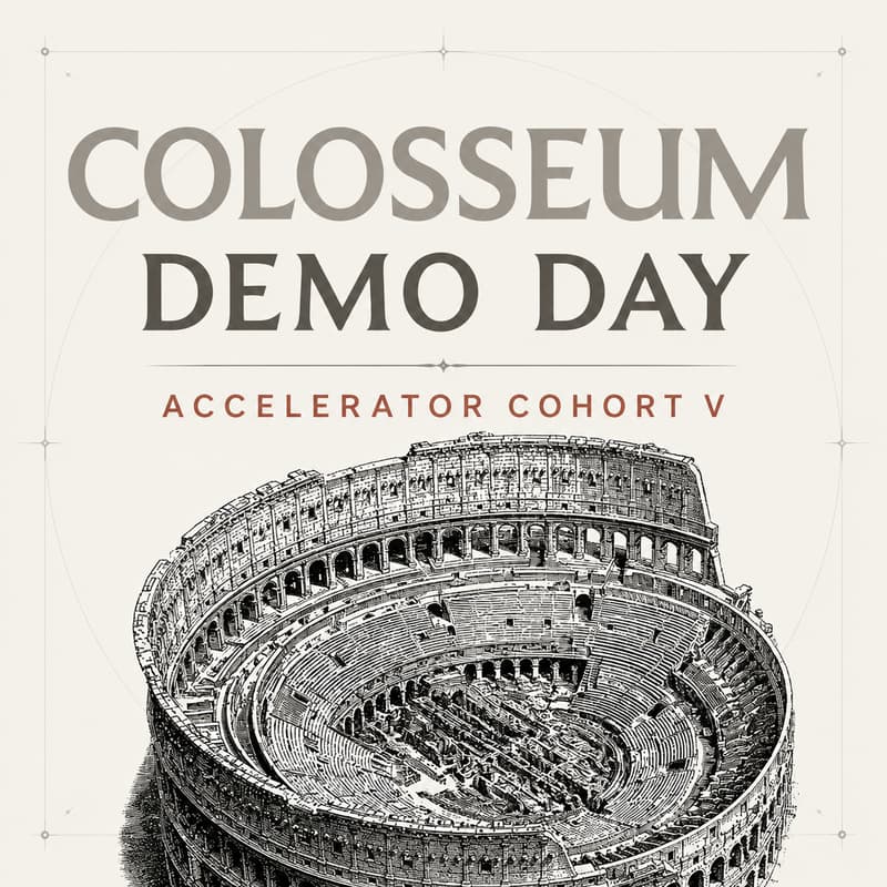 Cover Image for Colosseum Demo Day — Accelerator Cohort V