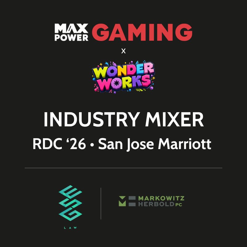 Cover Image for Max Power Gaming x Wonder Works - Industry Mixer at RDC '26