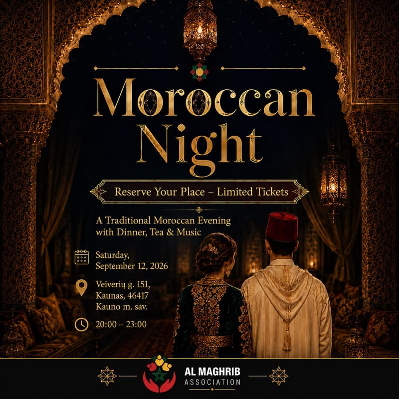 Cover Image for ✨Moroccan Night ✨