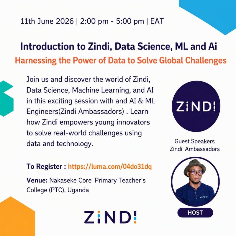 Cover Image for Introduction to Zindi, Data Science, ML and Ai - Nakaseke Core PTC
