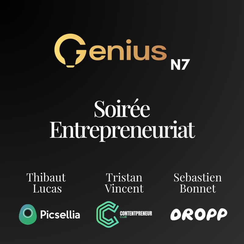 Cover Image for Soirée Entrepreneuriat