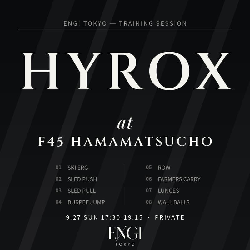 Cover Image for HYROX SESSION vol.1 - F45浜松町