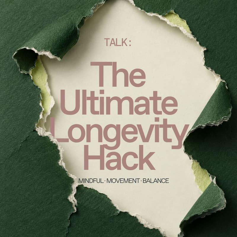 Cover Image for Talk: The Ultimate Longevity Hack