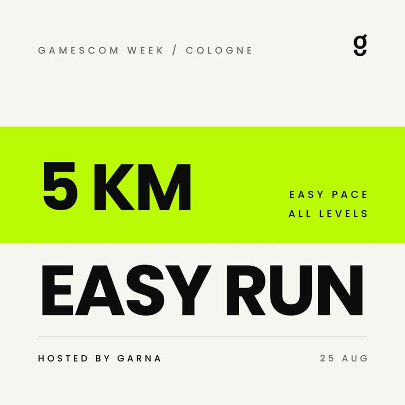 Cover Image for Gamescom Easy Run | 5K by Garna