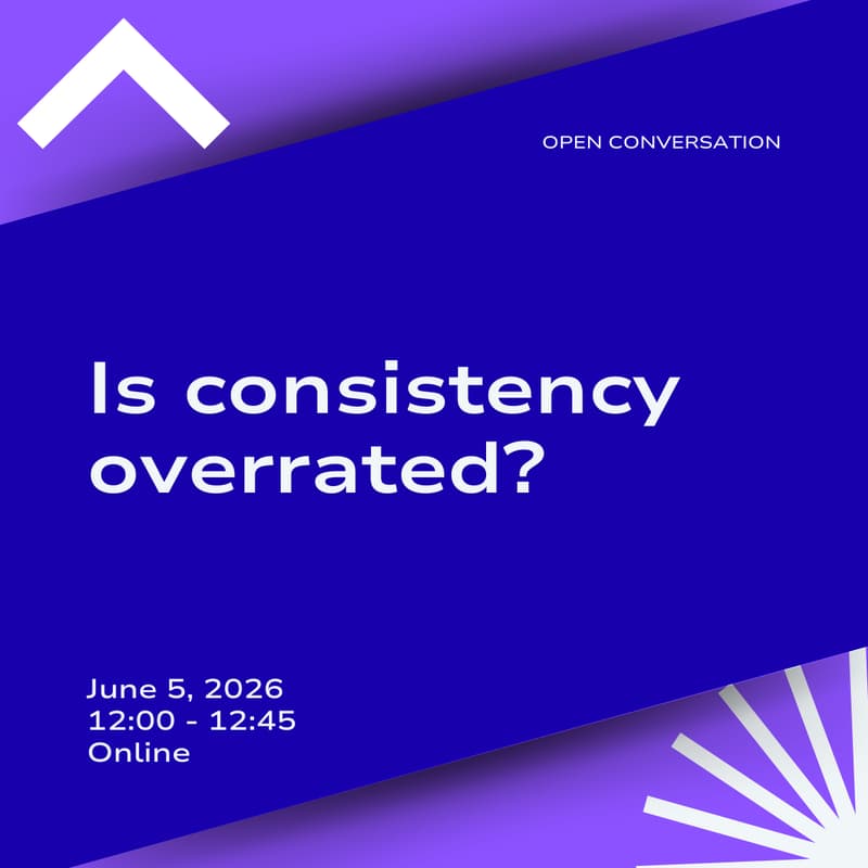 Cover Image for UPWARD Conversation: Consistency