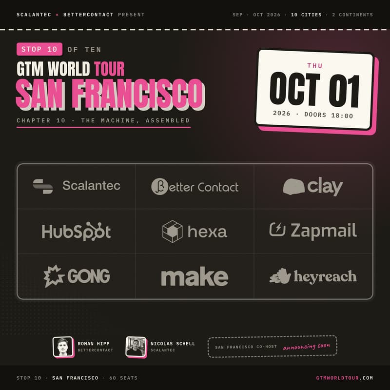 Cover Image for GTM World Tour · San Francisco
