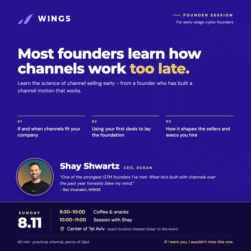 Cover Image for What Founders Should Know About Channels Early - with Shay Shwartz