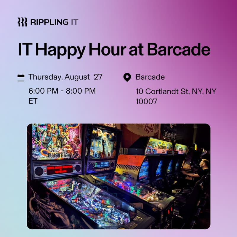 Cover Image for Arcade Happy Hour for IT Professionals