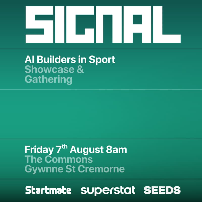 Cover Image for SIGNAL: AI Builders in Sport Showcase & Gathering