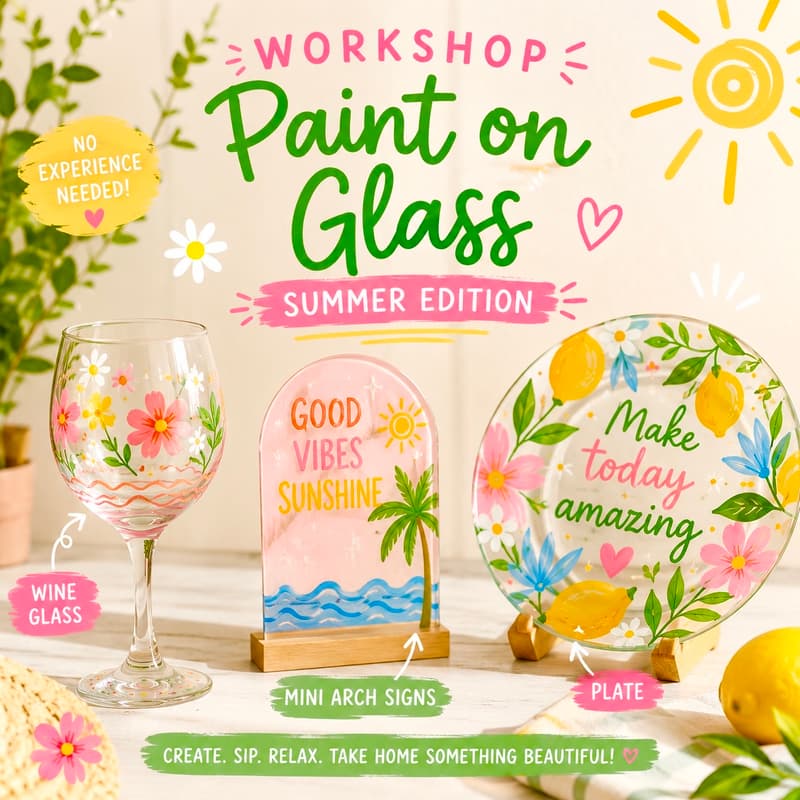 Cover Image for Paint In glass Summer Edition