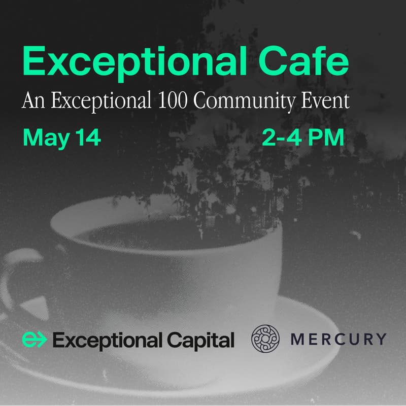 Cover Image for Exceptional Cafe + Live DJ: An Exceptional 100 Community Event