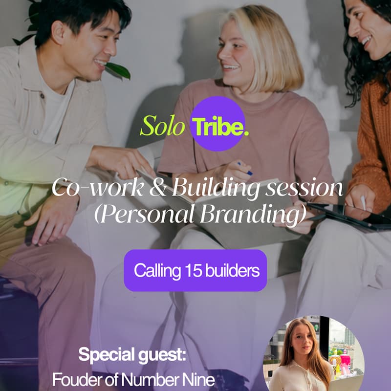 Cover Image for Co-Work & Co-Build: Personal Branding for Founders