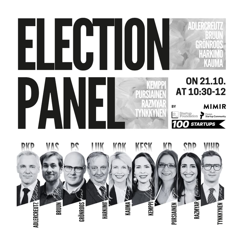 Cover Image for 100STARTUPS Election Panel